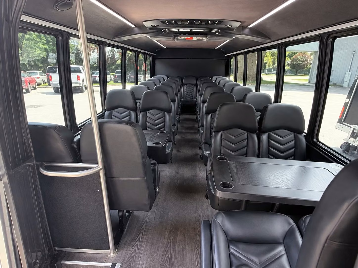 18 passenger minibus interior
