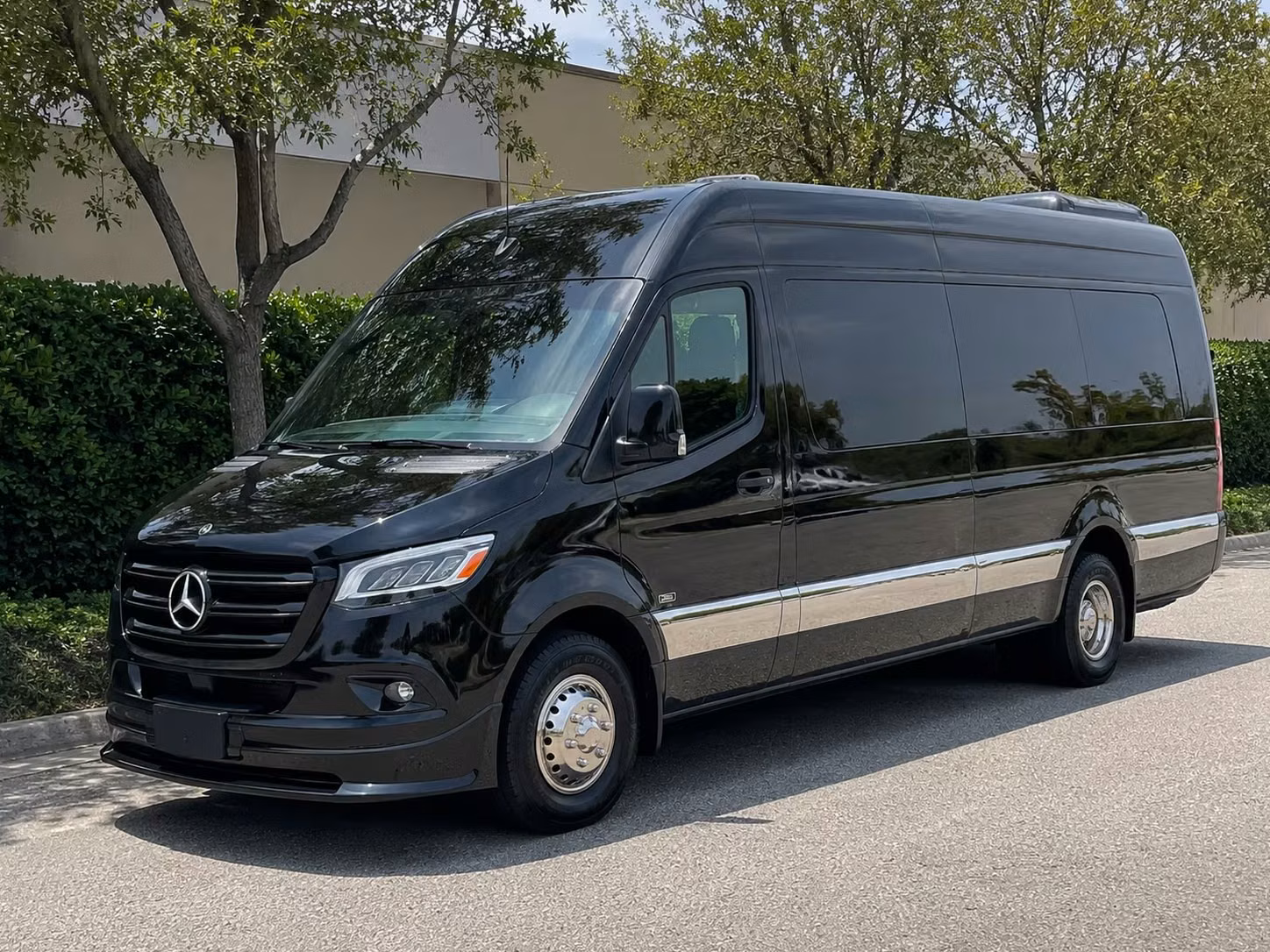 denton sprinter van rental with driver