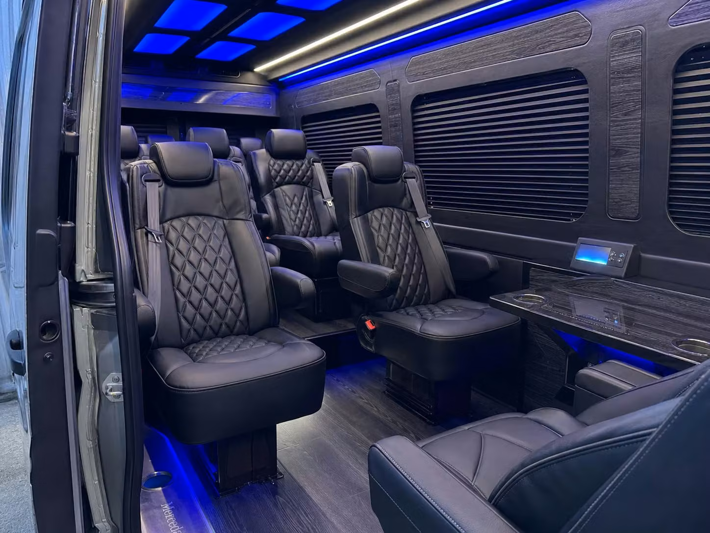 sprinter van transportation for groups and events across denton